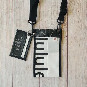 Lululemon handmade crossbody phone holder with card holder